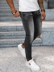 Ανδρικό τζιν παντελόνι mαύρος OZONEE NB/MP0091N