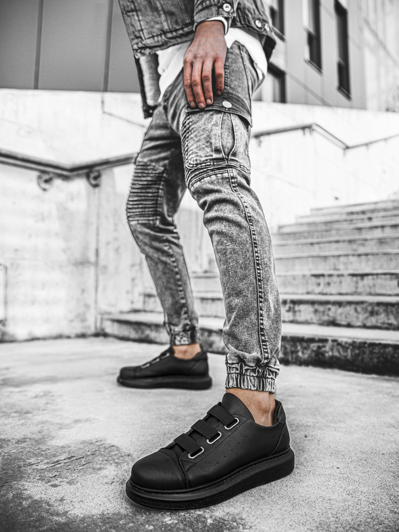 Ανδρικά Sneakers μαύρο OZONEE CH/253