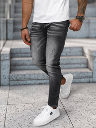 Ανδρικό τζιν παντελόνι mαύρος OZONEE NB/MP0070N