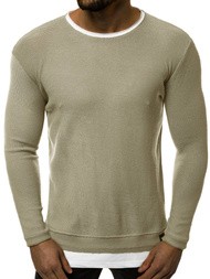 Ανδρικό Φούτερ ανοιχτό-χακί OZONEE MACH/2139/19