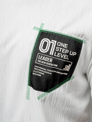 Ανδρικό μπλουζάκι λευκό OZONEE O/3C333