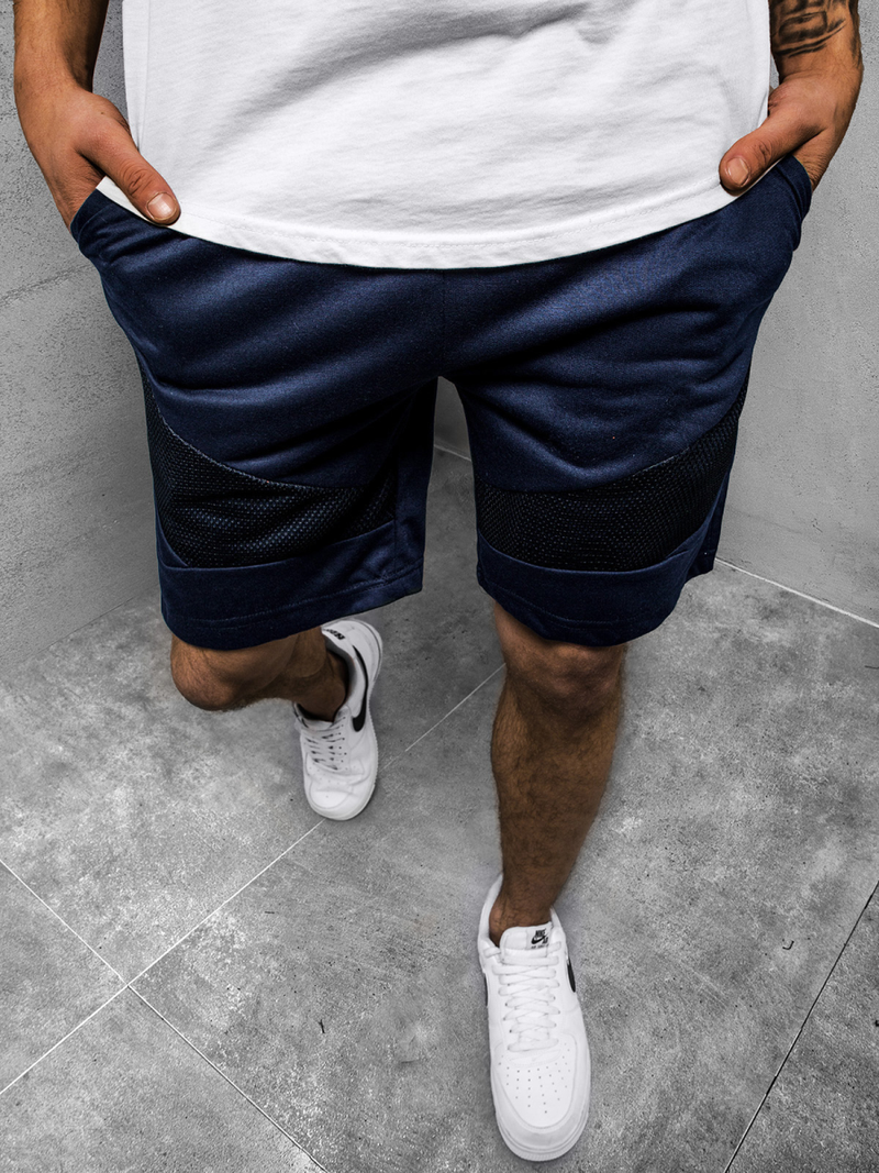 Ανδρικό σόρτς ναυτικό μπλε OZONEE JS/KS2503Z