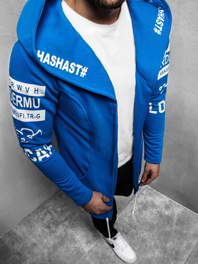 Ανδρικό Φούτερ μπλε OZONEE A/11110Z