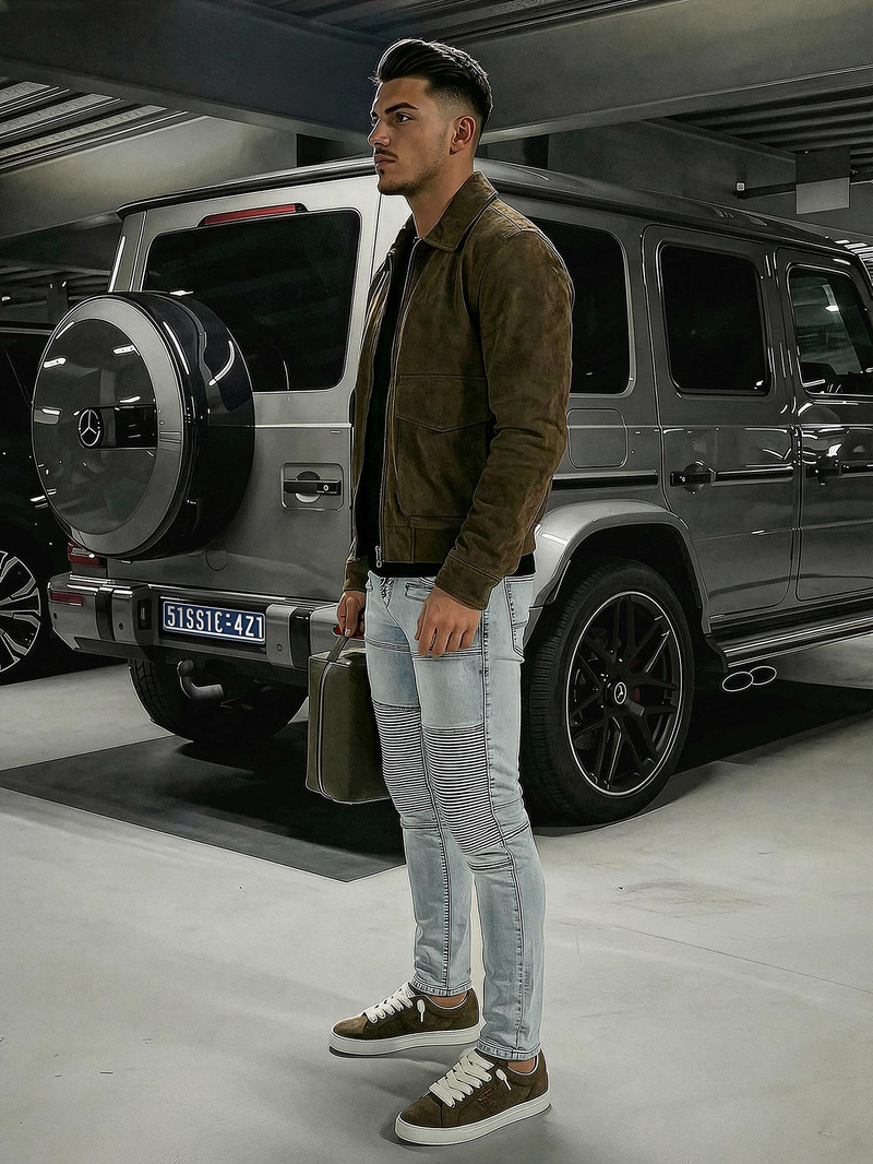 Ανδρικά τζιν Γαλάζιο OZONEE O/EM8889Z