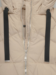 Γυναικείο μπουφάν μπεζ OZONEE JS/5M3163/62Z