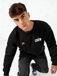 Ανδρικό Φούτερ μαύρο OZONEE JS/65B3917/3Z