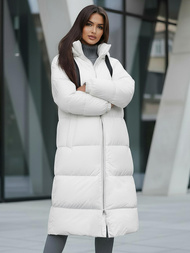 Γυναικείο μπουφάν λευκό OZONEE JS/5M3163/281Z