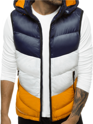 Ανδρικό αμάνικο μπουφάν ναυτικό μπλε OZONEE N/6501