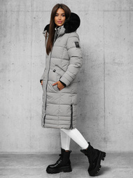 Γυναικείο μπουφάν Γκρί OZONEE O/W377