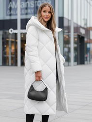 Γυναικείο μπουφάν λευκό OZONEE JS/5M3173/281Z