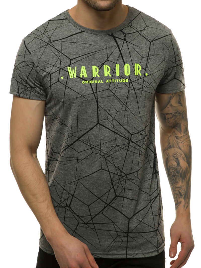 Ανδρικό μπλουζάκι γραφίτη OZONEE JS/SS10935