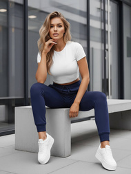 Γυναικείο παντελόνι φόρμας ναυτικό μπλε OZONEE JS/CK01Z