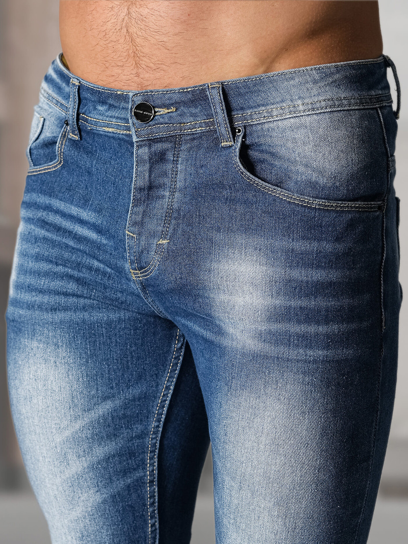 Ανδρικό τζιν παντελόνι μπλε OZONEE NB/MP0199BCZ