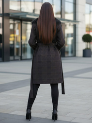 Γυναικείο παλτό μαύρο OZONEE JS/53M5200/1Z