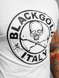 Ανδρικό μπλουζάκι λευκό OZONEE NB/MT3074