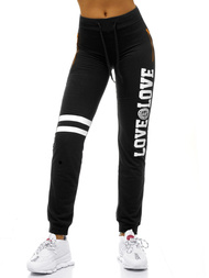 Γυναικείο παντελόνι φόρμας μαύρο OZONEE O/9927