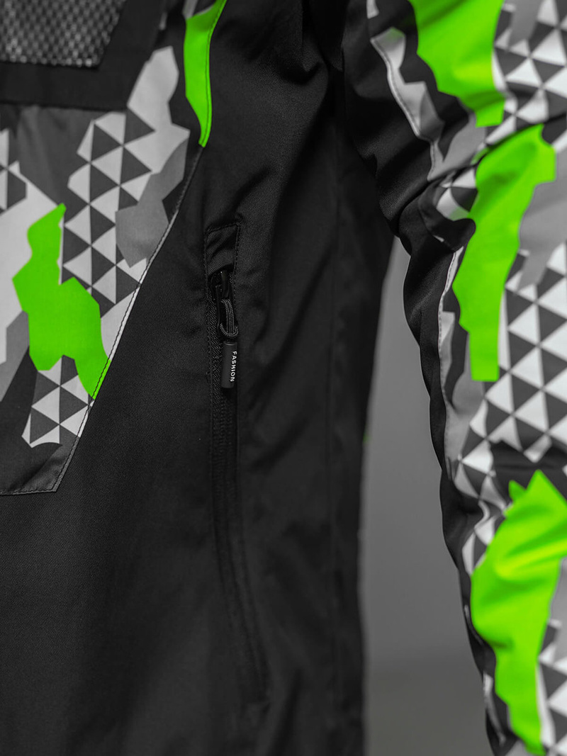 Ανδρικό μπουφάν καμουφλάζ-πράσινο OZONEE JS/M36/406