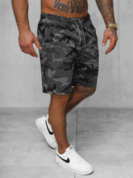 Ανδρικό σόρτς φόρμας γραφίτη OZONEE JS/8K283/5