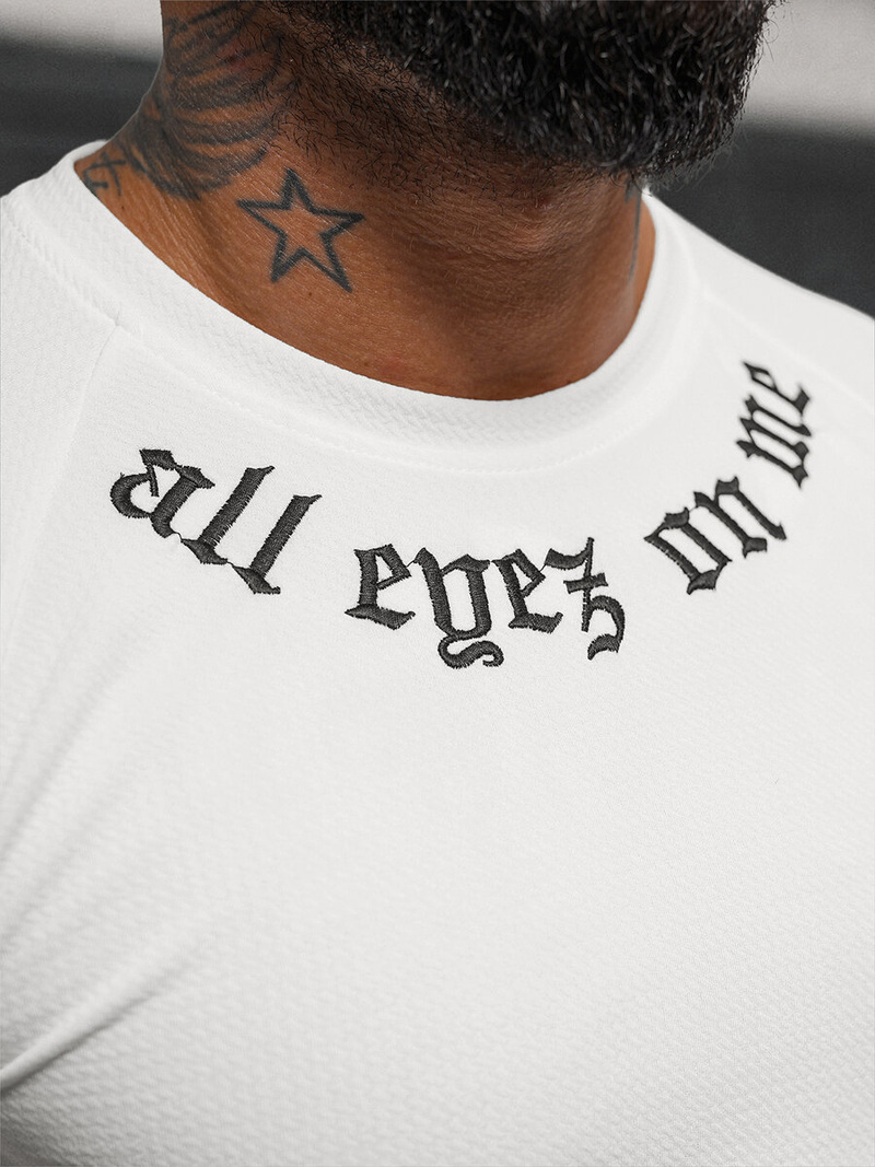 Ανδρικό μπλουζάκι λευκό OZONEE O/T7256