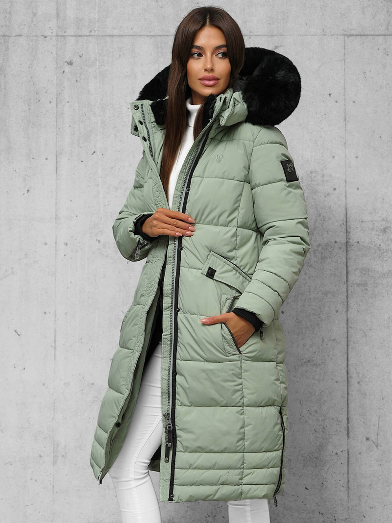 Γυναικείο μπουφάν mέντα OZONEE O/W377