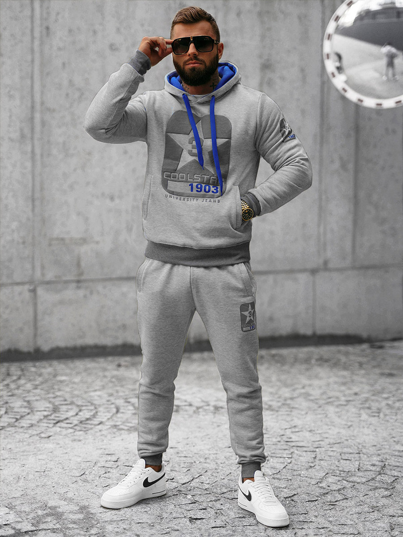 Ανδρικό σετ φόρμας γκρι OZONEE JS/8C59/2