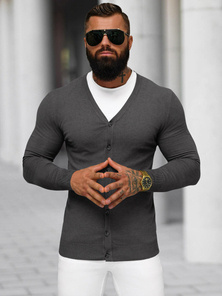 Ανδρικό πουλόβερ Γραφίτης OZONEE NB/MM6006/3Z