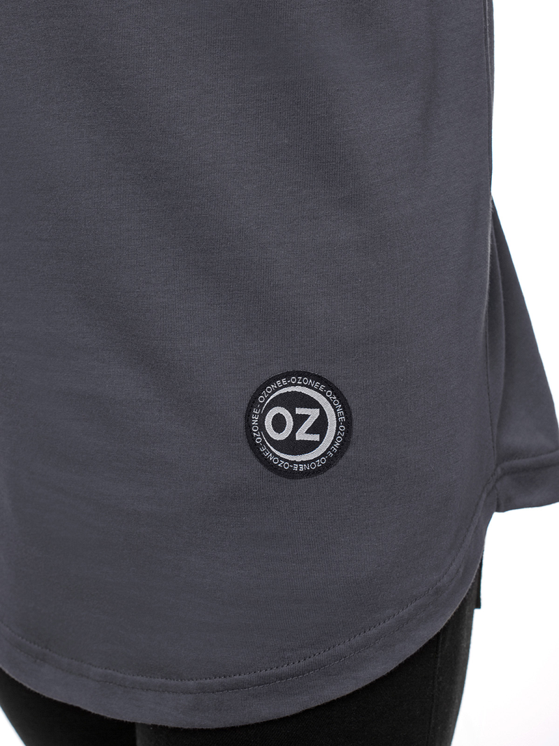 Ανδρικό μπλουζάκι γραφίτη OZONEE O/1256
