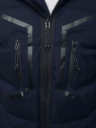 Ανδρικό χειμερινό μπουφάν ναυτικό μπλε OZONEE JS/J1902