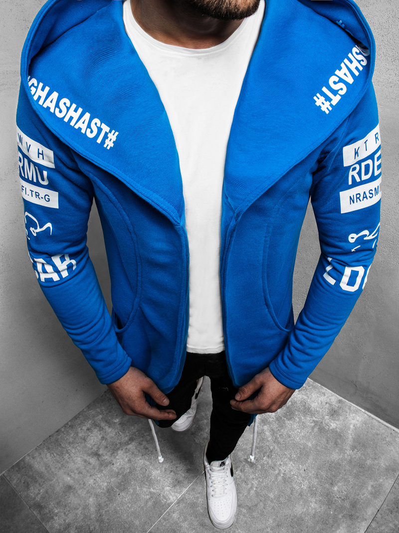 Ανδρικό Φούτερ μπλε OZONEE A/11110Z