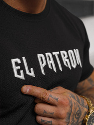 Ανδρικό μπλουζάκι μαύρο OZONEE O/T7283