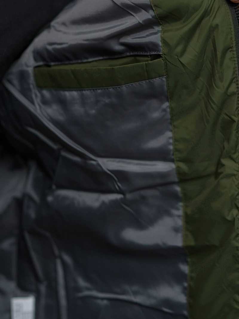 Ανδρικό αμάνικο μπουφάν xακί OZONEE N/7133Z