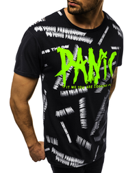 Ανδρικό μπλουζάκι μαύρο OZONEE JS/KS1998