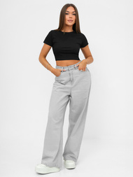 Γυναικείο μπλουζάκι μαύρο OZONEE JS/96T666/3