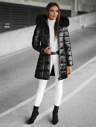 Γυναικείο μπουφάν mαύρος OZONEE JS/16M9120/392Z