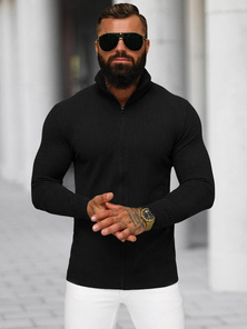 Ανδρικό πουλόβερ μαύρο OZONEE NB/MM6004/4Z