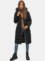 Γυναικείο χειμερινό μπουφάν μαύρο OZONEE JS/M736/392Z