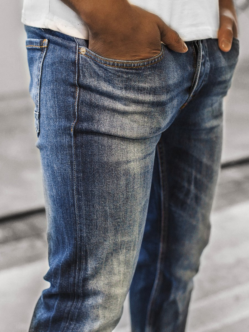 Ανδρικό τζιν παντελόνι μπλε OZONEE G/1049