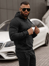 Ανδρικό σετ φόρμας μαύρο OZONEE JS/68C10381/3Z