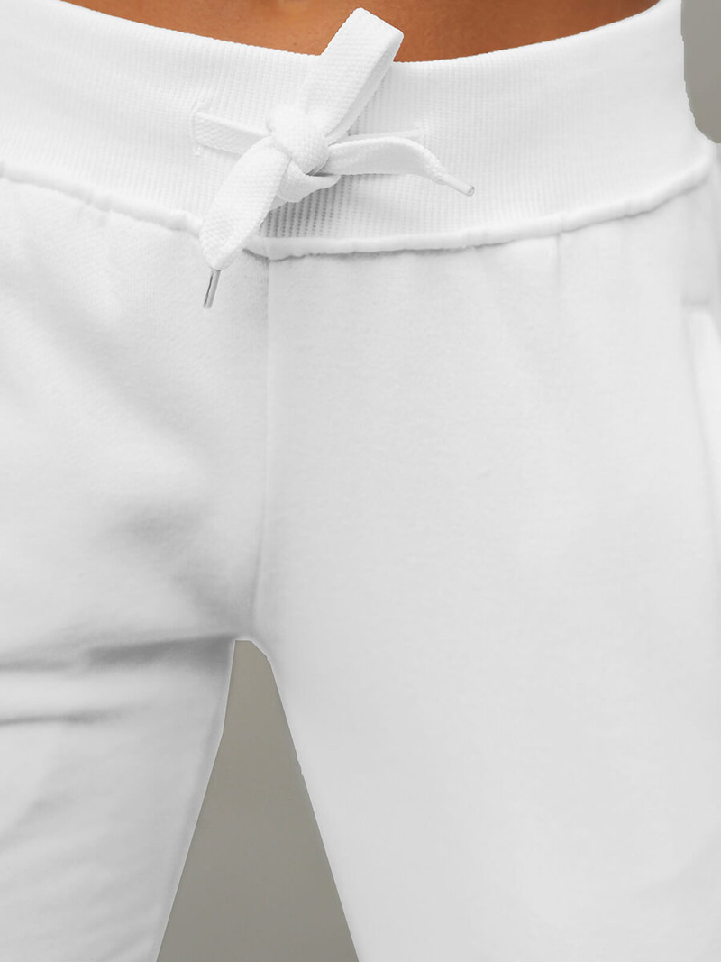 Γυναικείο παντελόνι φόρμας λευκό OZONEE JS/CK01Z
