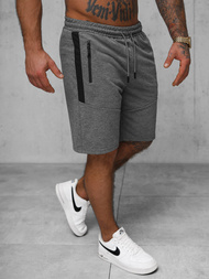 Ανδρικό σόρτς φόρμας γραφίτη OZONEE JS/8K1500/5