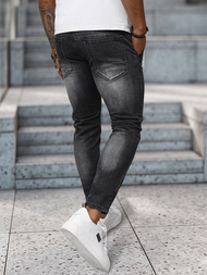 Ανδρικό τζιν παντελόνι mαύρος OZONEE NB/MP0091N