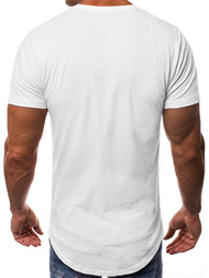 OZONEE O/1207 Ανδρικό μπλουζάκι λευκό