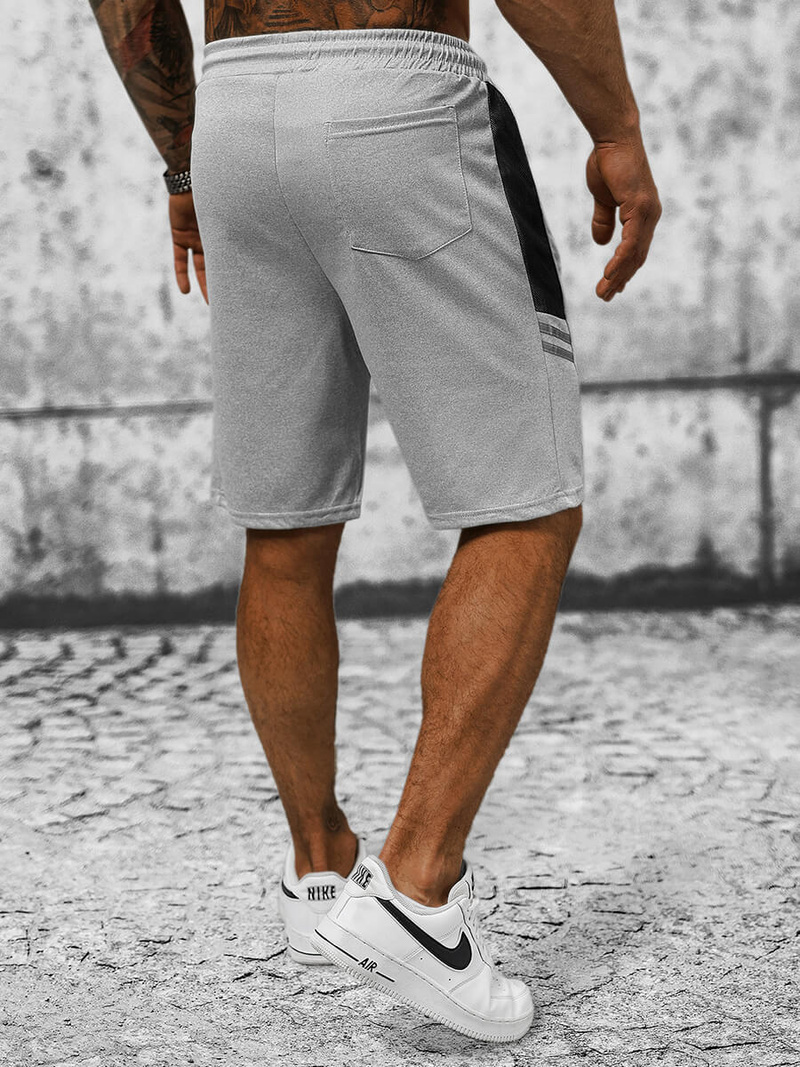 Ανδρικό σόρτς φόρμας γκρι OZONEE JS/8K280