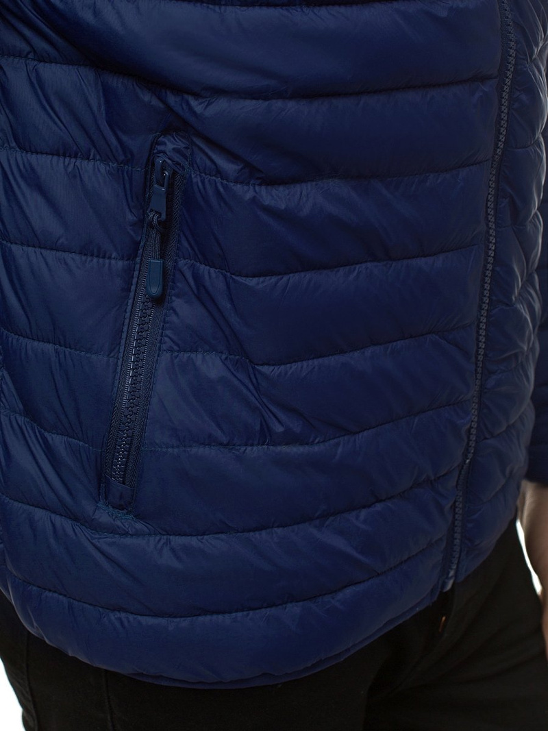 Ανδρικό μπουφάν ναυτικό μπλε OZONEE JS/LY33