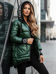 Γυναικείο μπουφάν Πράσινος OZONEE JS/5M3188/238Z