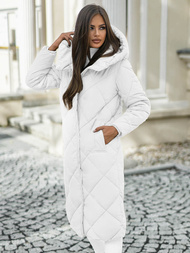 Γυναικείο μπουφάν λευκό OZONEE JS/5M3173/281Z