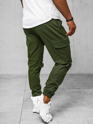 Ανδρικό παντελόνι chino jogger χακί OZONEE O/G3014Z