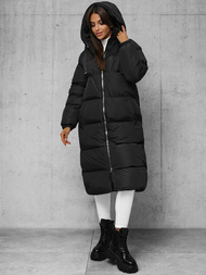 Γυναικείο μπουφάν μαύρο OZONEE JS/5M3163/392Z