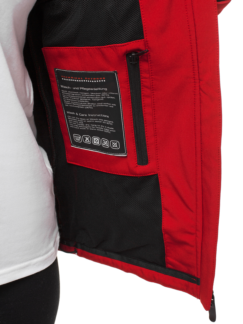 Γυναικείο μπουφάν Softshell Κόκκινο OZONEE N/4849