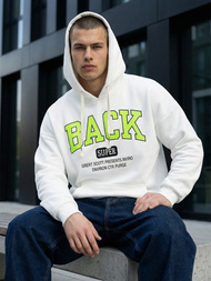 Ανδρικό Φούτερ με Κουκούλα λευκό OZONEE O/TT30513Z